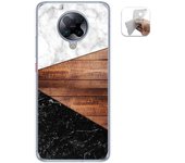 Tumundosmartphone Funda Gel Tpu para Xiaomi POCO F2 Pro diseño Mármol 11 Dibujos