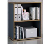 Soporte de oficina de madera estantería archivador archivador estantería Salia 2-fold w. 60 cm Soporte de oficina de madera estantería archivador archivador estantería Salia 2-fold w. 60 cm