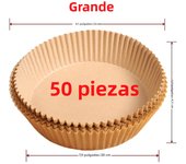 50/100Pcs Air Fryer Disposable Paper Non-Stick Airfryer Baking Papers Round Air-Fryer Paper Liners Paper Kitchen Accessories