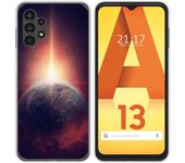 Funda Silicona para Samsung Galaxy A13 4G diseño Tierra Dibujos