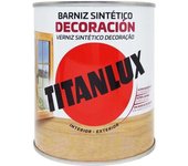 PINTURA BARNIZ SIN. DEC. TX. BTE CEREZO 750 ML TITAN