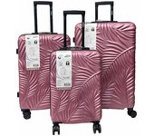 nuevo coleccion de verano maletas giratorias de alta capacidad con 4 ruedas de S/20, M/24 y L28 pulgadas - Material de ABS - Cerradura de combinación numérica