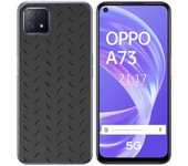 Tumundosmartphone Funda Gel Tpu para Oppo A73 5G diseño Metal Dibujos