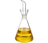 Cuperinox Gourmet Oil Collection Aceitera de Cristal Antigoteo 250ml para Aceite de Oliva, Resistente y Fácil de Limpiar