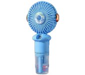 Mini aire acondicionado de mano, Mini ventilador de mano con Humidificador portátil recargable por USB, Enfriador de niebla, Ventilador de mano con agua , ventilador de pulverización de refrigeración para el hogar y la Oficina,