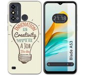 Funda Silicona para ZTE Blade A53 diseño Creativity Dibujos