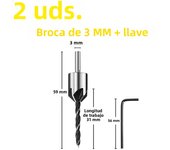 Countersink Drill Bit Set Reamer Woodworking Chamfer HSS Flute Drill Bits Chamfer Reamer for Woodworking Drill Bit Power Tools