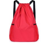 Sports Drawstring Backpack String Bag Sackpack With Large Capacity Gym Swim Beach   For Women And Men To Hold Daily