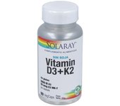 Solaray Vitamina D3 & K2 (Mk7) 60Caps