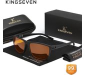 KINGSEVEN Brand 99% Anti-Blue Ray Glasses Eyeglasses Men Women Computer Blue Light Blocking Transparent Orange Lens Eyewear