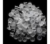 Disposable Tattoo Transparent Ink Cups Permanent Makeup Coloring Pigment Cup Container Tattoo Accessory for Tattoo Artists