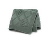 Plain Rhombus Pattern 0-24 Months Newborn Boys & Girls Security Blankets Knitwear Acrylic Baby Swaddle Wraps Soft Infant Blanket