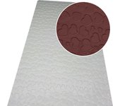 BWB 9376 Corazón Placa de textura de la tarta Molde de fondant de pastel Textura