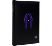SD TOYS - Libreta A5 de Rayas con Tapa Dura con Luz y Portada de Dark Side Wednesday, 15 x 20 cm, 60 Hojas