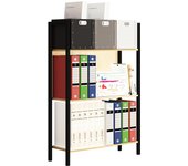 Estante de madera metálico para almacenamiento Estante de pie para oficina Flakos 3 Estante de madera metálico para almacenamiento Estante de pie para oficina Flakos 3