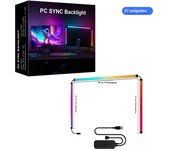 RGB Computer Monitor Screen Lights Strip Ambient Backlight LED Display Sync Smart APP Control Game Room Decor DIY For 24-34inch