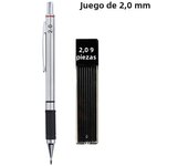 Metal Mechanical Pencil set with pencil grip Leads Art Drawing Student Office Supplies 0.5/0.7/0.9/2.0mm Automatic Pencil