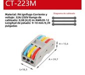 10/50 PCS Mini Fast Wiring Cable Connectors Universal Compact Splitter Electrical Conductors Push-in Home Terminal Block
