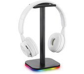 RGB Lights Headphone Stand With Type-c USB Ports Gaming Headphone Holder for All Headsets Gamers Gaming PC Accessories Desk