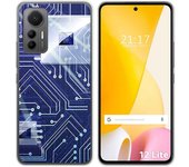 Funda Silicona para Xiaomi 12 Lite 5G diseño Circuito Dibujos