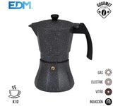 Cafetera de Aluminio 12 Tazas Inducción - Preparación Rápida Café - Utensilios Cocina Especial