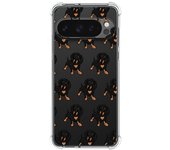 Tumundosmartphone Funda Silicona Antigolpes para Google Pixel 9 Pro 5G diseño Perros 10 Dibujos