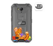 Tumundosmartphone Funda Gel Transparente para Ulefone Armor X6 diseño Leopardo Dibujos