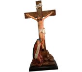Jesus Jesus Ornament Holy Religious Catholic Figure Tabletop Display Sculpture for Church Shelf Tabletop Bedroom Living Room 9‘