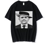 Classic Hasbulla Fighting Meme T Shirt Mini Khabib Blogger T Shirt Fashion Casual Crew Neck Crew Neck Plus Size T Shirt Women
