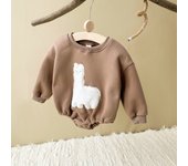 Baby Girls Winter Bodysuit 2024 Plus Velvet Full Baby Girls Lamb Sweatshirt Rompers Plush Warm Infant Girls Jumpsuit
