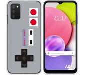 Funda Silicona para Samsung Galaxy A03s diseño Consola Dibujos