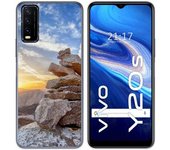 Tumundosmartphone Funda Gel Tpu para Vivo Y20s / Y11s diseño Sunset Dibujos