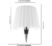 Wine Bottle LED Wireless Table Lamp 3-color Infinitely Dimmable USB Rechargeable Dining Table Lights Beverage Lamp Top touch