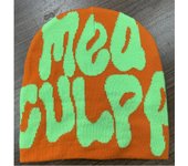 Gorros hombres mujeres calidad lana Cap caliente Kpop moda cien tomar lana Cap Ins nuevo neto rojo diseño Y2K meaculpa Beanie
