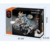 3 in 1 Technical RC Robot Dinosaur Building Blocks City Snail Racing Car Remote Control Bulldozer Truck Bricks Toys Kids Gifts