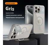 Large Camera Lens Metal Folding Holder Magnetic Phone Case for IPhone 15 14 13 Pro Max Plus 15Pro ProMax i15 Magsafe Stand Cover