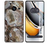 Funda Silicona para Realme 11 Pro / 11 Pro+ Plus 5G diseño Mármol 14 Dibujos
