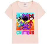 Funny Smiling Critters Catnap Dogday Rainbow Catnap kids Tee catnap black T-shirt Kids T-Shirt Cute Cat Graphic Kids Tshirts