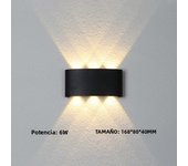Led Wall Lamp outdoor Stair Light Fixture Bedside Loft Living Room Up Down Home Hallway Lampada 2W 4W 6W 8W 10W 12W Wall Sconces