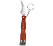 EL ZORRO Navaja Setas Inoxidable con Llavero y Funda 6cm - EL ZORRO - 08587  Herramientas  y Recambios Jardin Navajas Jardin