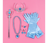 Pincess Anna Elsa Cosply Accessories Crown Magic Wand Necklace Wig Gloves Frozen Snow White Belle Cinderella Princess Role Play