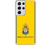 Funda original compatible con Samsung Galaxy S21 Ultra - S30 Ultra - Las Palmas Escudo Color Fondo Amarillo