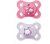 MAM CHUPETE ORIGINAL PURE 2-6 MESES SILICONA ROSA (2UD)