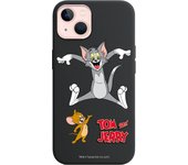 Funda original compatible con iPhone 13 Negro con un diseño de T&J Saltando