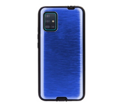 Funda compatible con HUAWEI Y6 II Metálica semi-rígida reforzada Azul ⋆ Acabado metálico llamativo ⋆ Diseño duradero ⋆ Protección contra golpes y arañazos ⋆ Acceso total a puertos y botones ⋆ Compatible con uso diario intensivo
