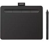 Wacom Intuos Small Tableta Gráfica - Tablet para Dibujar, Pintar, Editar Fotos con Lápiz Sensible a la Presión Negro - óptima para la Educación en Línea y el Teletrabajo - Pequeña y Portátil