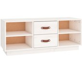 vidaXL Mueble de TV de madera maciza de pino 100x34x40 cm, Mueble de Salon, Mueble TV, Mueble TV salon, Mesa de TV, Mueble tele
