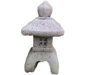 Farol Pagoda Oriental de Hormigón-Piedra 36cm. 1 Altura - Marca AnaParra
