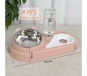 Non-slip Double Cat Bowl Transparent Dog Bowl with Stand Pet Feeding Water Bowl for Dog Cats Food Pet Feeder Bowls Product Stuff