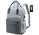 Mini mochila para mujer elegante mochila impermeable con puerto USB, bookbag lindo para viajes universitarios ssito